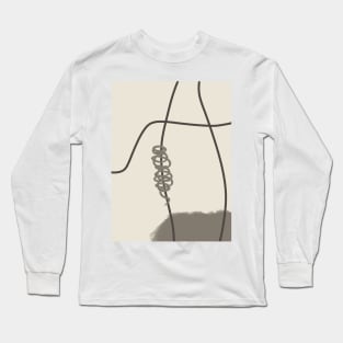 Minimal Line Art 003 Long Sleeve T-Shirt